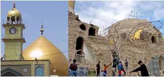 The Golden Dome before and after